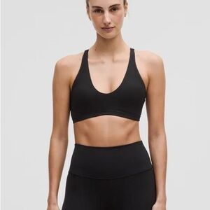 Lululemon Gray Racerback Sports Bra